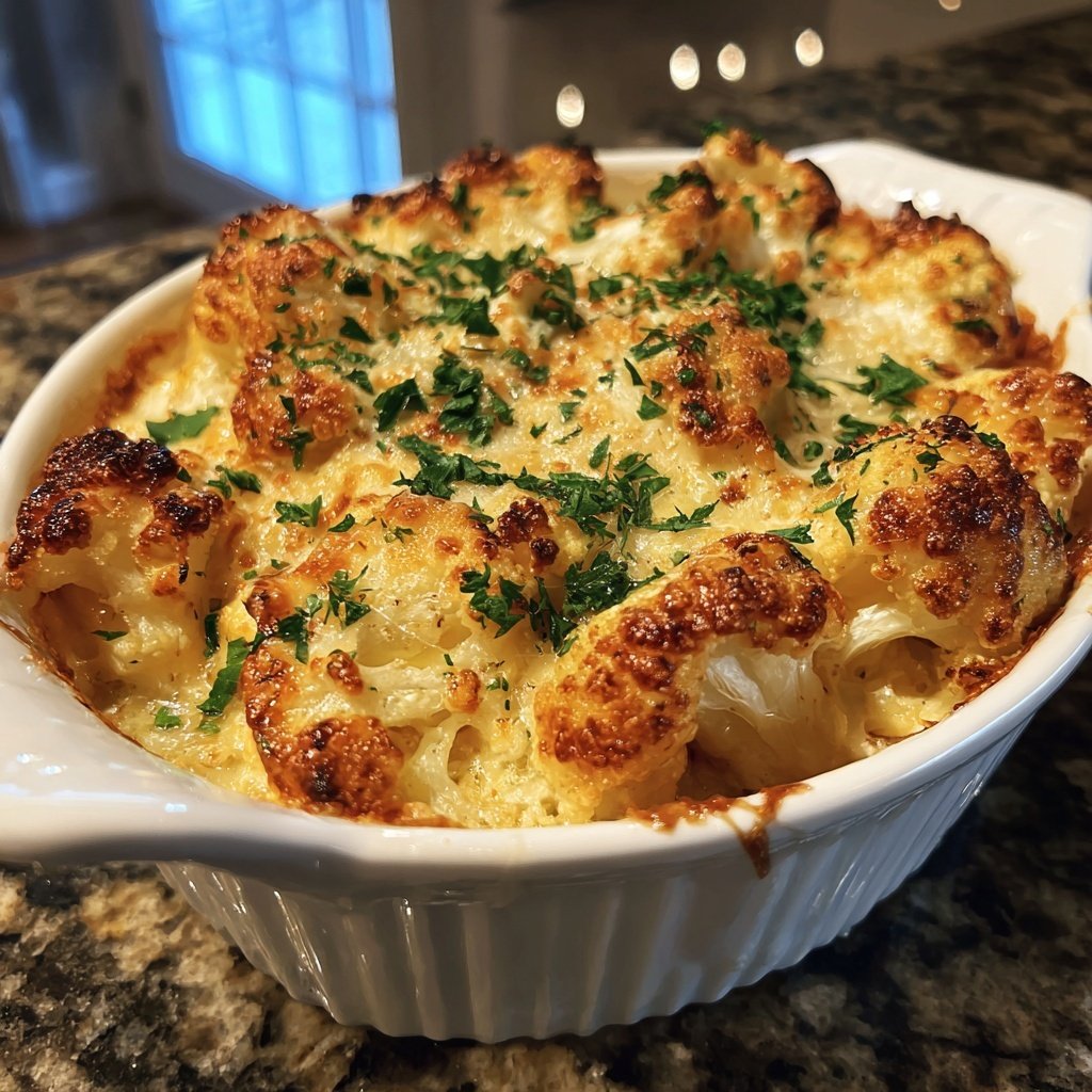 Sunday Roasted Cauliflower Gratin