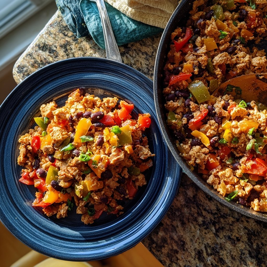 High Protein Turkey Dinner Skillet