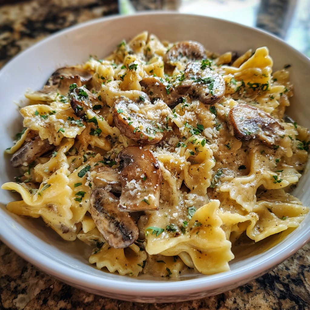 Sunday Mushroom Stroganoff