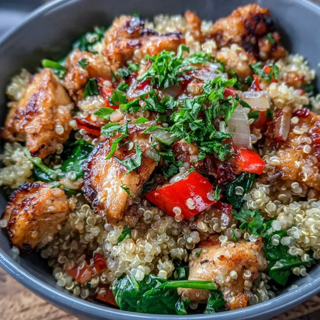 Healthy Chicken And Vegetable Quinoa