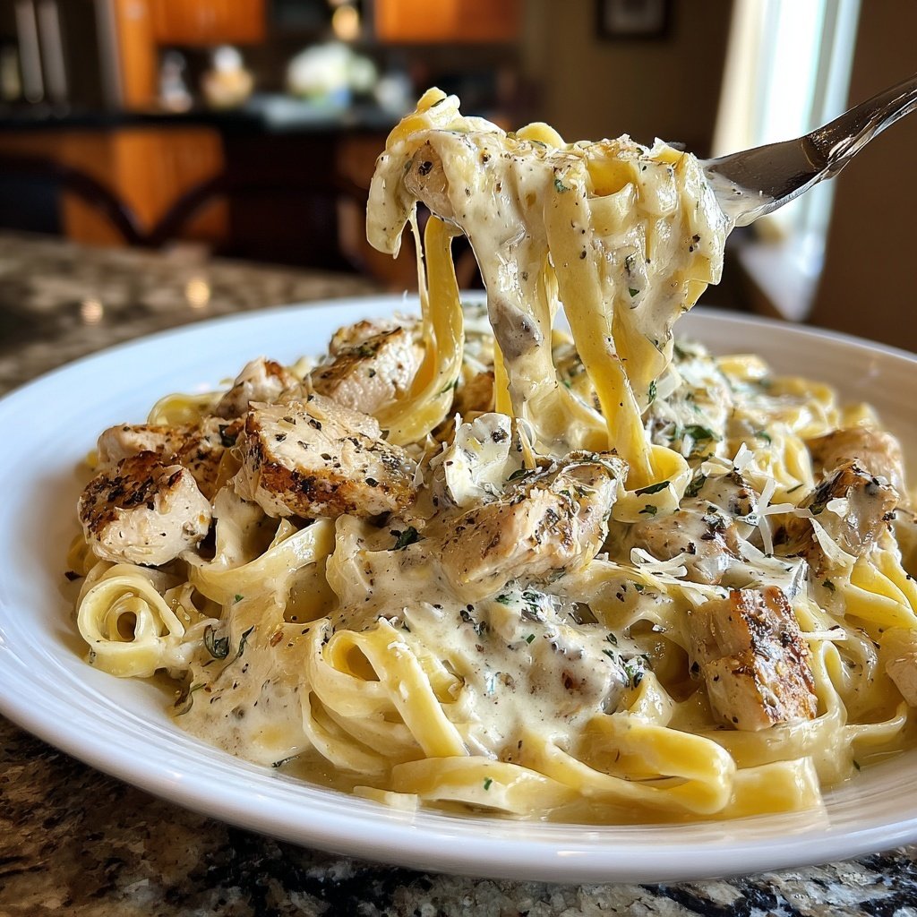Creamy Garlic Parmesan Chicken Pasta