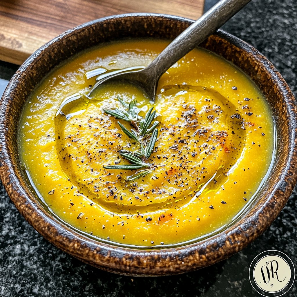 Squash Soup with Rosemary