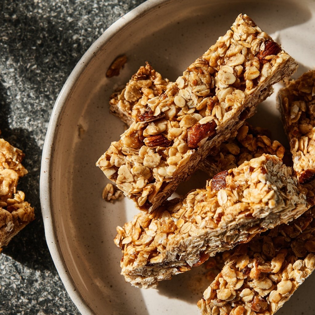 Healthy Snack No Bake Granola Bars