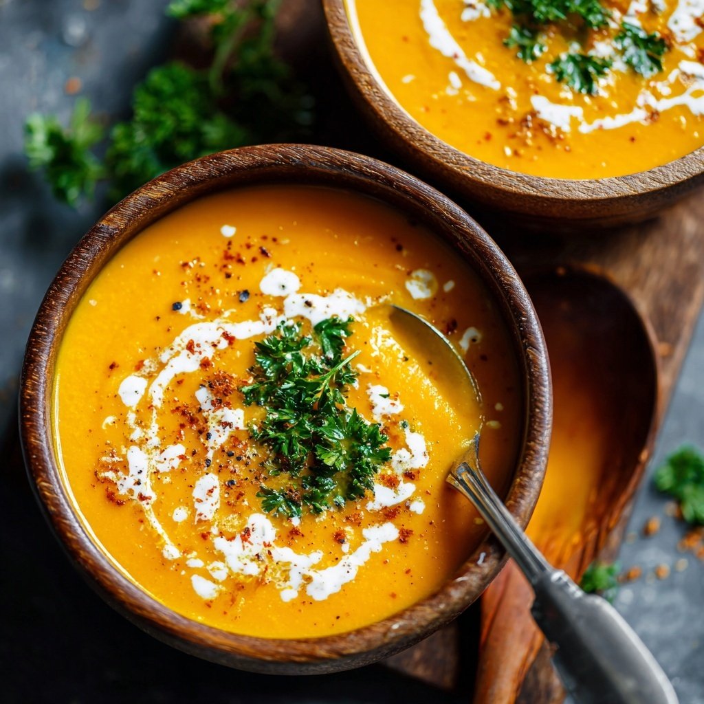 Creamy Carrot Ginger Soup