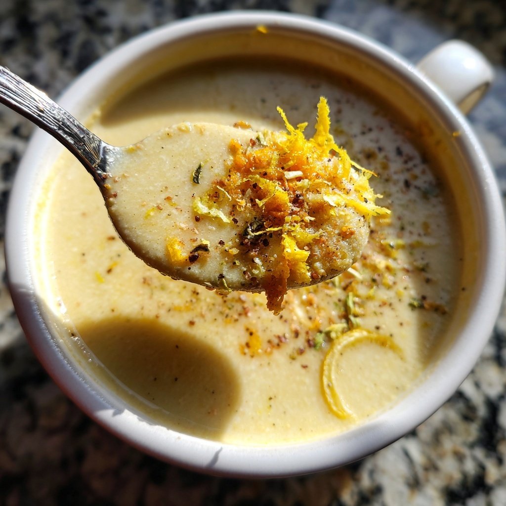 Creamy Lemon Chickpea Soup