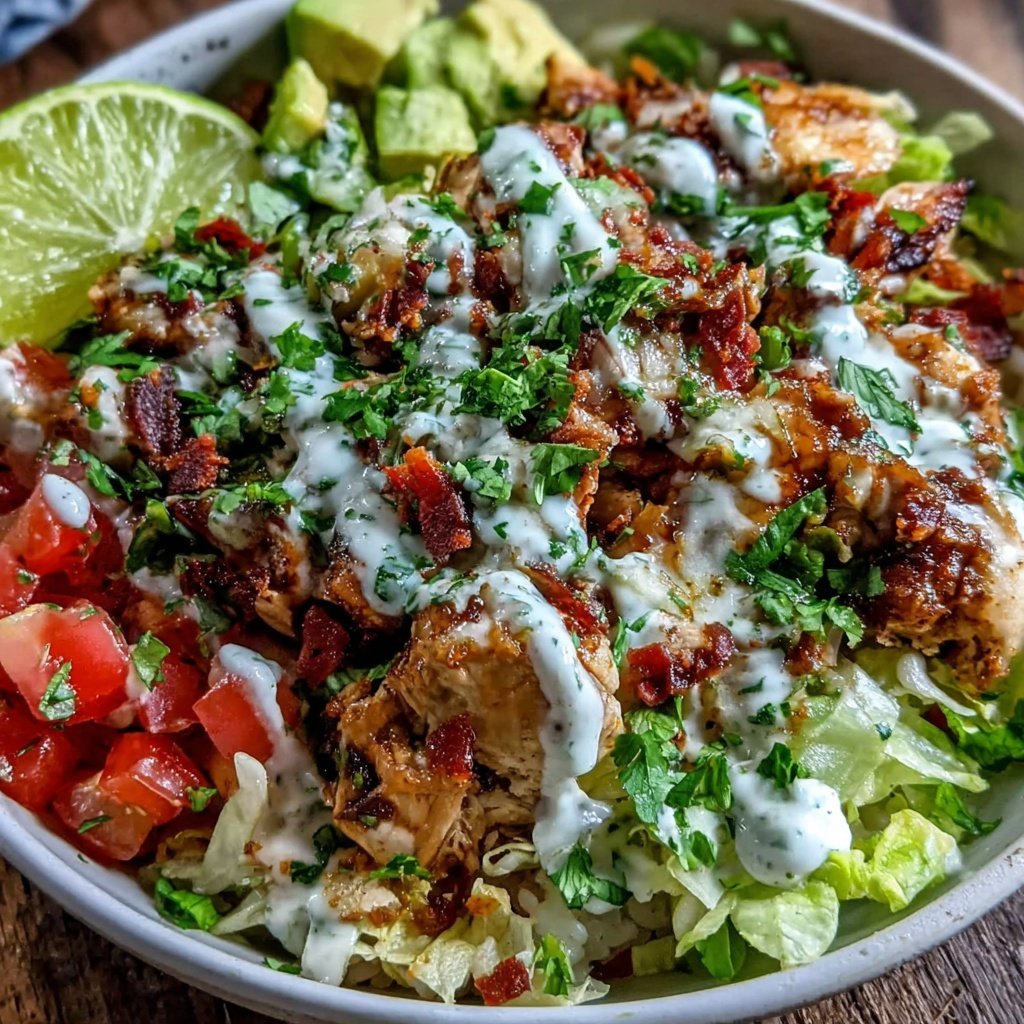 Easy Healthy Chicken Taco Bowl