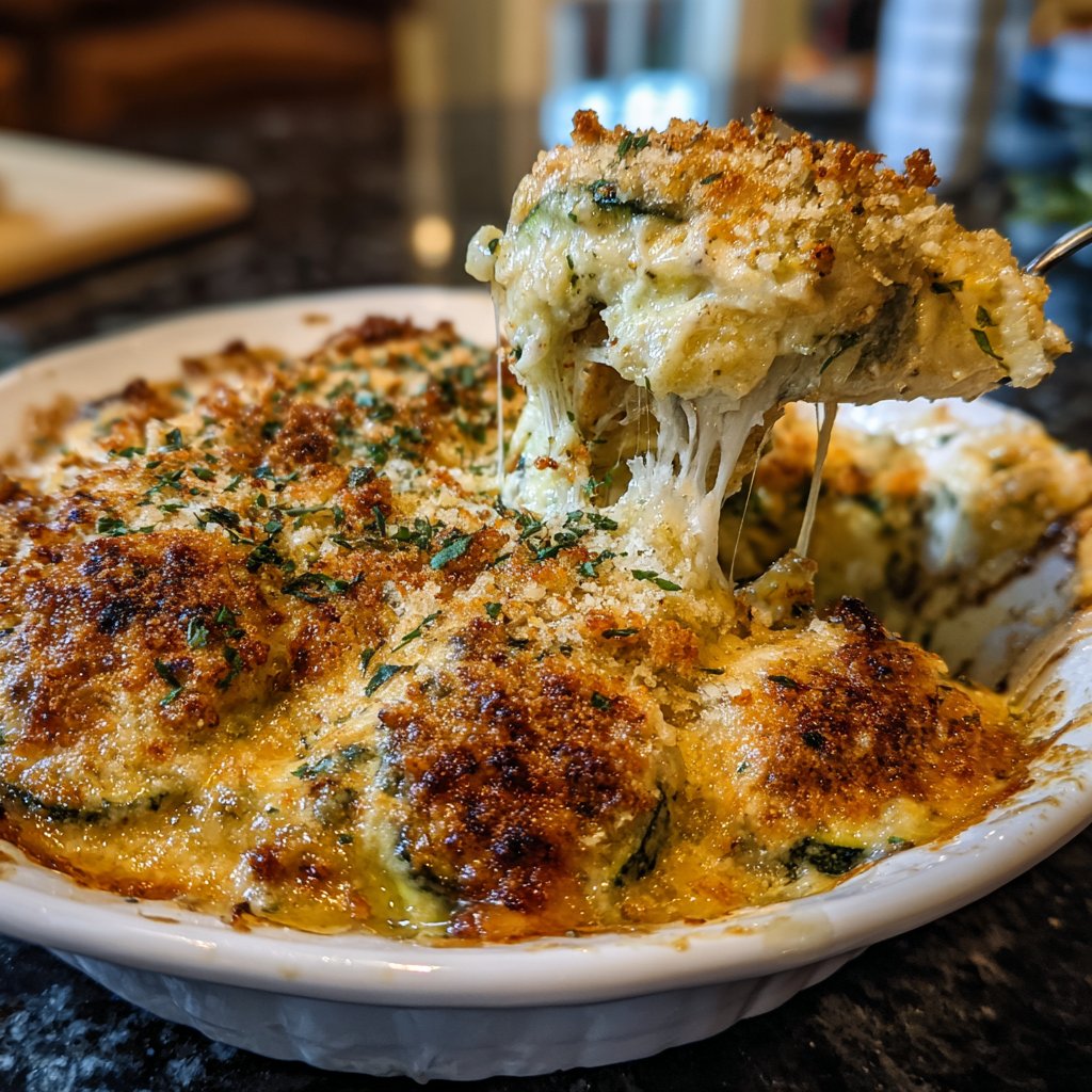 Sunday Cheesy Zucchini Casserole