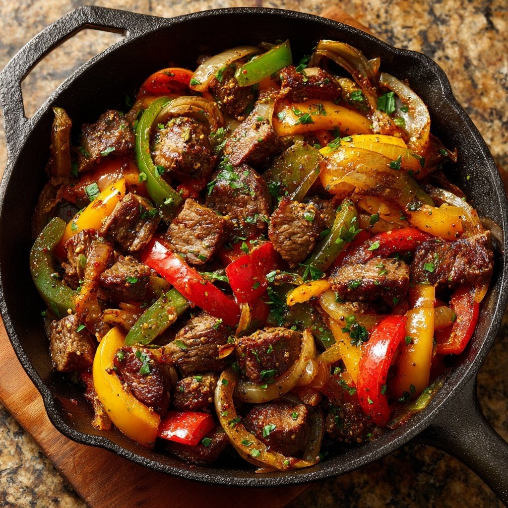High Protein Beef Skillet Dinner