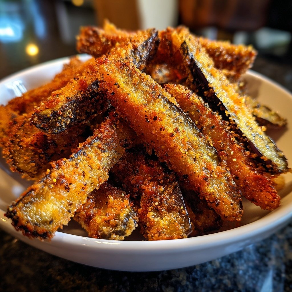 Crispy Eggplant Veggie Fries