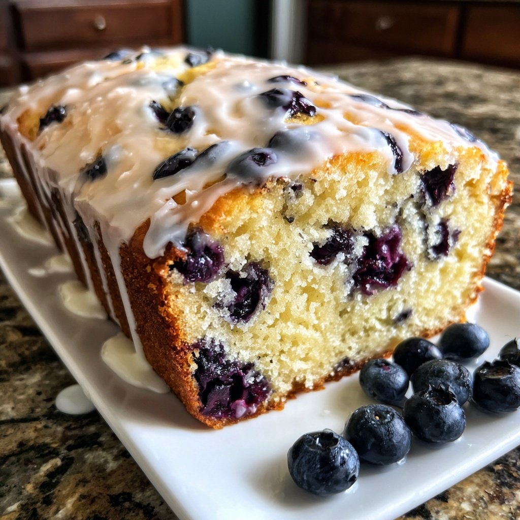 Baking & Desserts Lemon Blueberry Loaf Cake