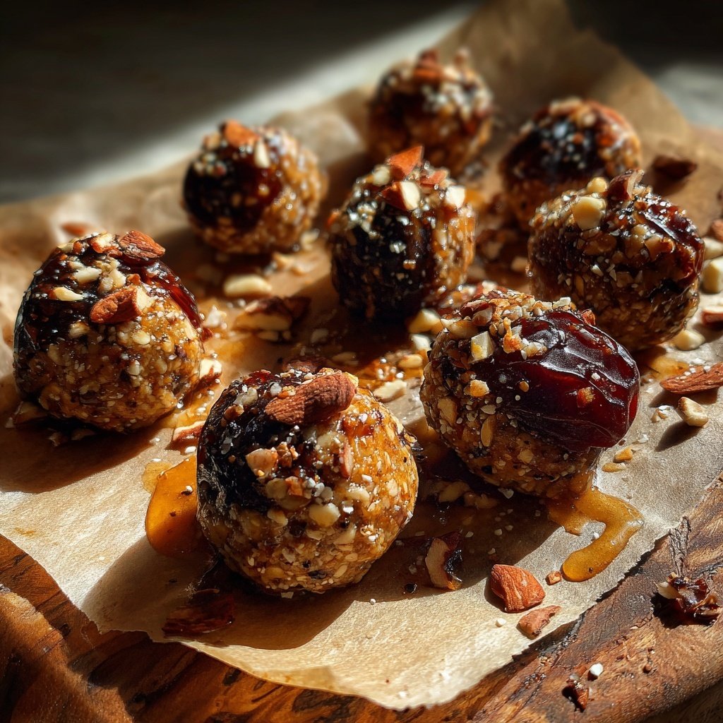 Healthy Almond Date Snack Bites